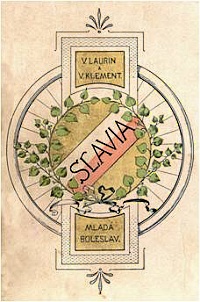 logo SLAVIA-predchodca SKODA AUTO