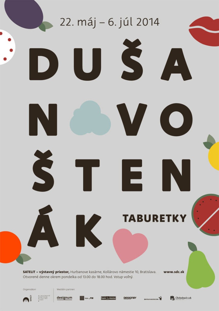Výstava architekta a dizajnéra Dušana Voštenáka - Taburetky-1