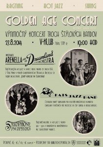 Dreamland Orchestra pripravili dva koncerty a aj jazzový workshop - plagat