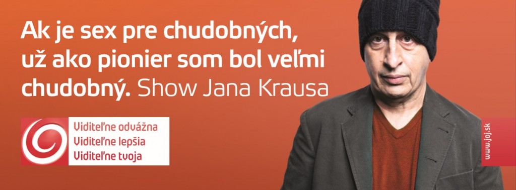 Imidžová kampaň - TV JOJ Blízka a slovenská!  - Jan Kraus