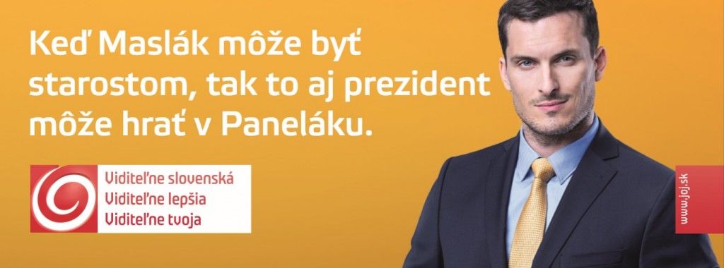 Imidžová kampaň - TV JOJ Blízka a slovenská!  - Panelak