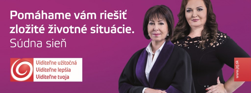 Imidžová kampaň - TV JOJ Blízka a slovenská! - Sudna sien