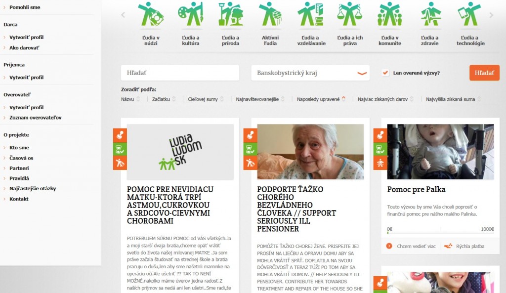Redizajn ĽudiaĽuďom.sk nielen v krajšom šate ale aj s novými funkciami - 2