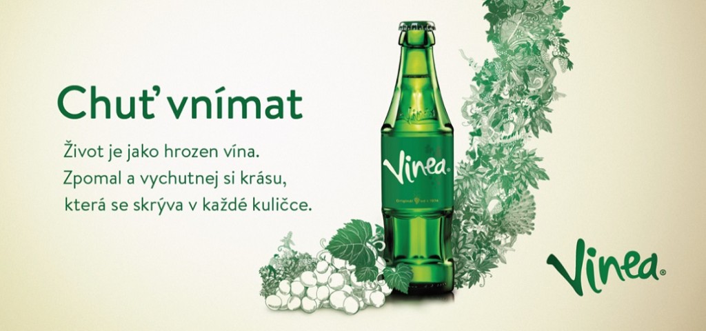 Predstavujeme kampaň Vinea „Chuť vnímať“ od agentúry Rust - Vinea CR OOH