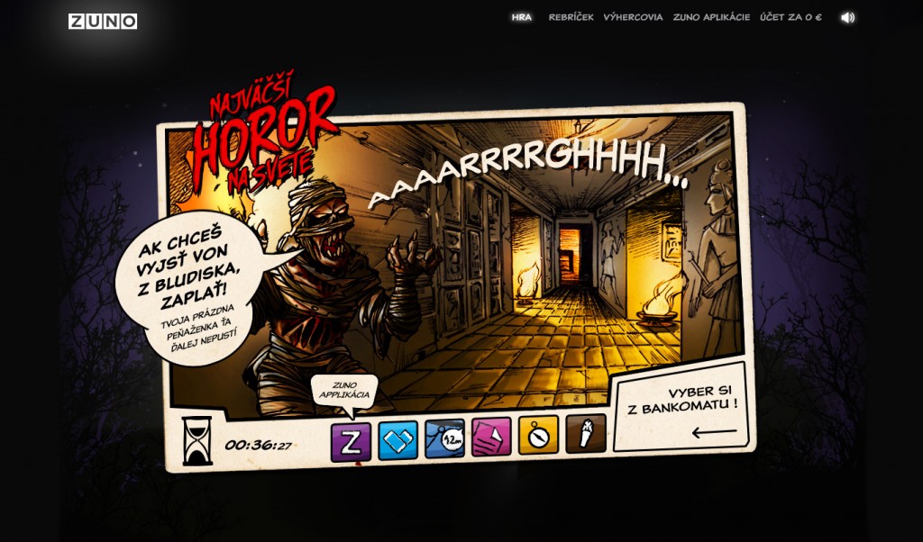 Kampaň Zuno prichádza s hororovým komiksom, cieli na mobilné aplikácie