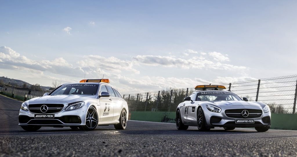 Mercedes-AMG C 63 S T-Modell als Official Medical Car und Merced