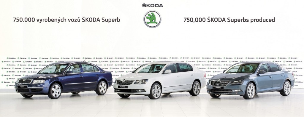 Automobilka ŠKODA AUTO vyrobila od roku 2001 už 750 000 automobilov z modelu Superb