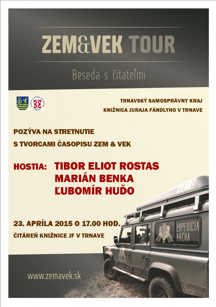 Knižnica Juraja Fándlyho v Trnave pozývala na besedu konšpiračného časopisu Zem a Vek - pozvanka