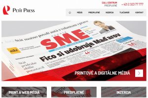 Redizajn Firemný web vydavateľstva Petit Press je v novom šate