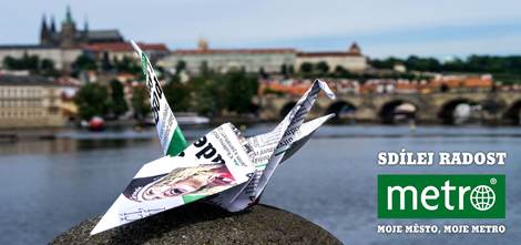 Denník Metro má novú kampaň s origami - obr.2