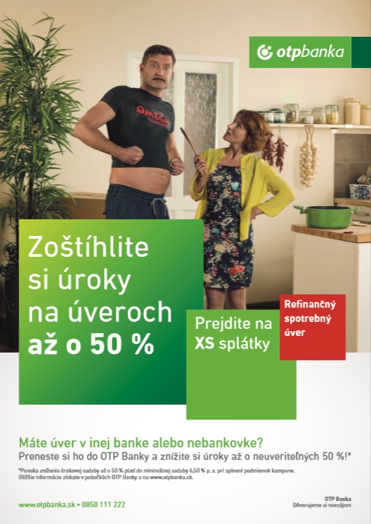 OTP banka pokračuje v kampani s Lászlom a Ildikó - vizual printu