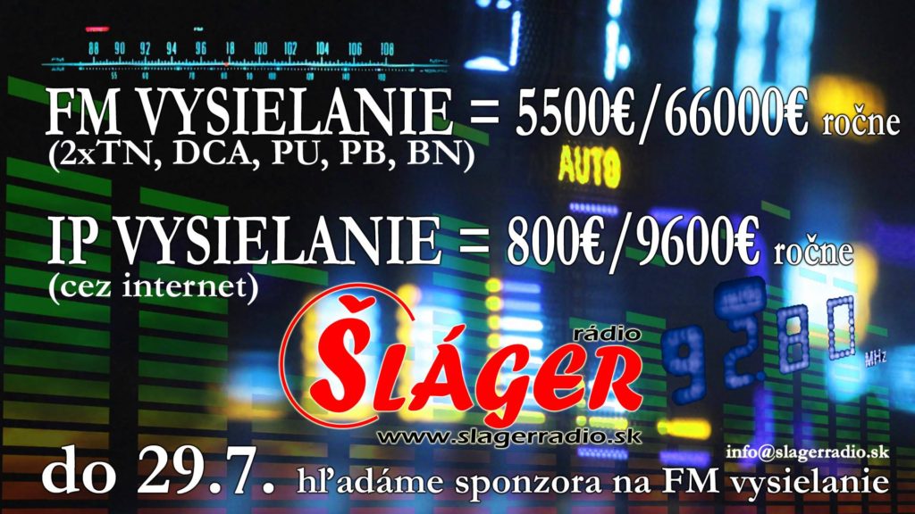 Rádio Šláger na svojom Facebooku hľadalo do poslednej chvíle partnera pre zachovanie vysielania. V súčasnosti je už stránka Šláger rodina na Facebooku nedostupná (zdroj foto: Facebook Šláger rodina)