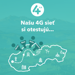 Cestou vo štvorici po Slovensku otestuje operátor 4KA svoju sieť