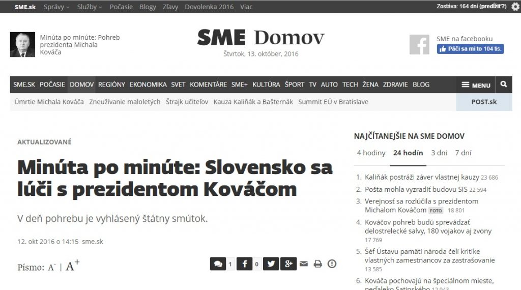 prtsc-13-10-2016-sme-sk-slovensko-sa-luci-s-kovacom-cierna-farba-sme-vzdava-uctu-prezidentovi