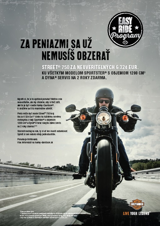 Harley-Davidson má novú kampaň „Easy Ride Program“ - Bratislavský ...