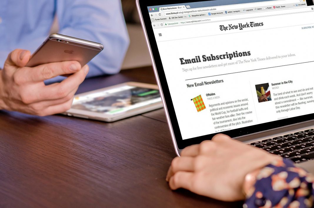 The New York Times spustil prvý personalizovaný newsletter