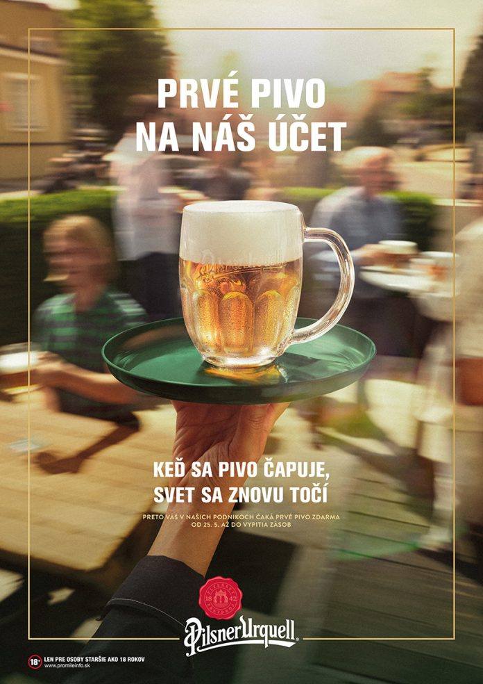 Pilsner Urquell podporí slovenské podniky pri znovuotváraní najväčšou akciou v histórii pivovaru