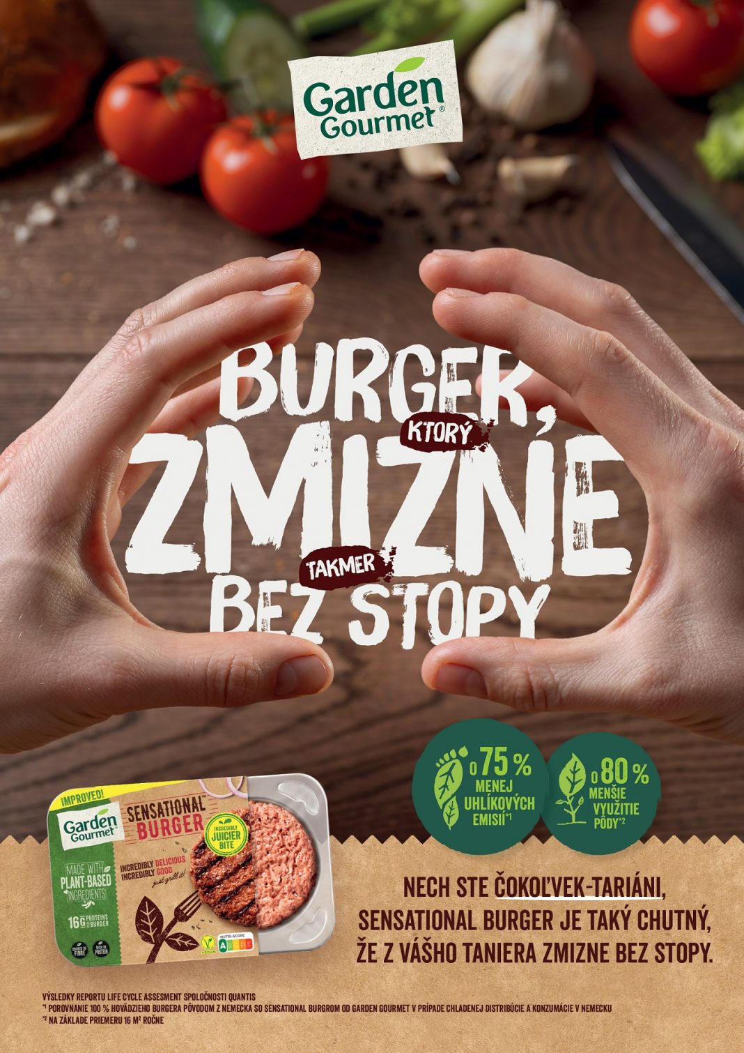 Značka Garden Gourmet spoločnosti Nestlé odštartovala novú kampaň, ktorá kladie dôraz nielen na chuť svojich produktov, ale aj na ich nízku uhlíkovú stopu