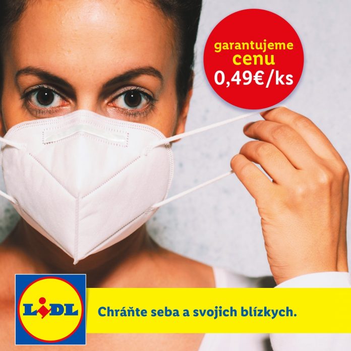 Reťazec Lidl začal predávať respirátory FFP2 bez zisku
