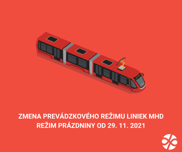 Od pondelka 29.11. prechádza bratislavská MHD na prázdninový grafikon