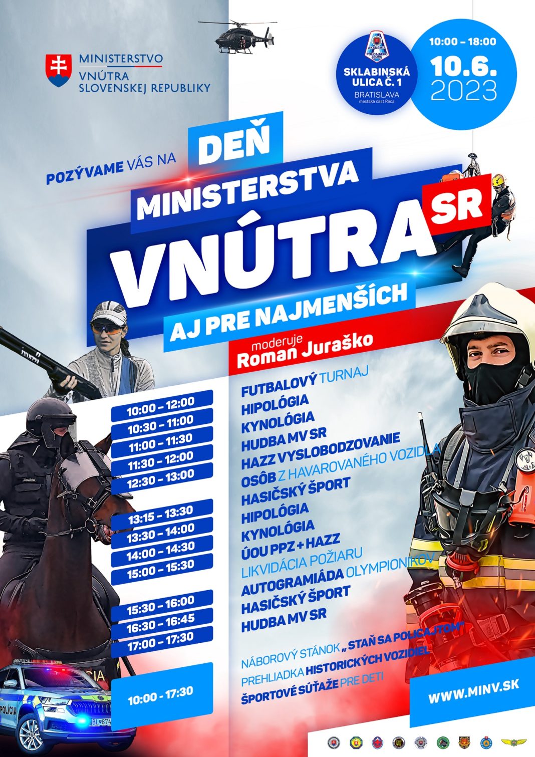 Deň ministerstva vnútra aj pre najmenších