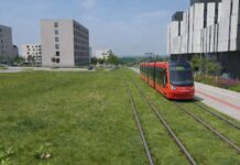 Električka do Borov vstúpila do procesu EIA. Projekt trate za približne 50 miliónov eur sa posunul bližšie k realizácii elektrickova trat na Bory vizualizacia