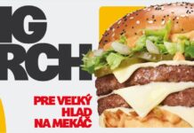 Veľký hlad si žiada veľký burger. Big Arch prichádza do McDonald’s