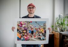 Fotograf Boris Németh mieri so snímkou z Levíc do Paríža. Teraz vychádza aj ako limitovaný zberateľský print