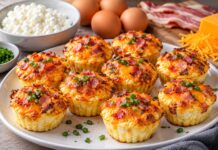 RECEPT: Slané cottage muffiny so slaninou a čedarom: bielkovinová desiata zo štyroch surovín hotová za pár minút
